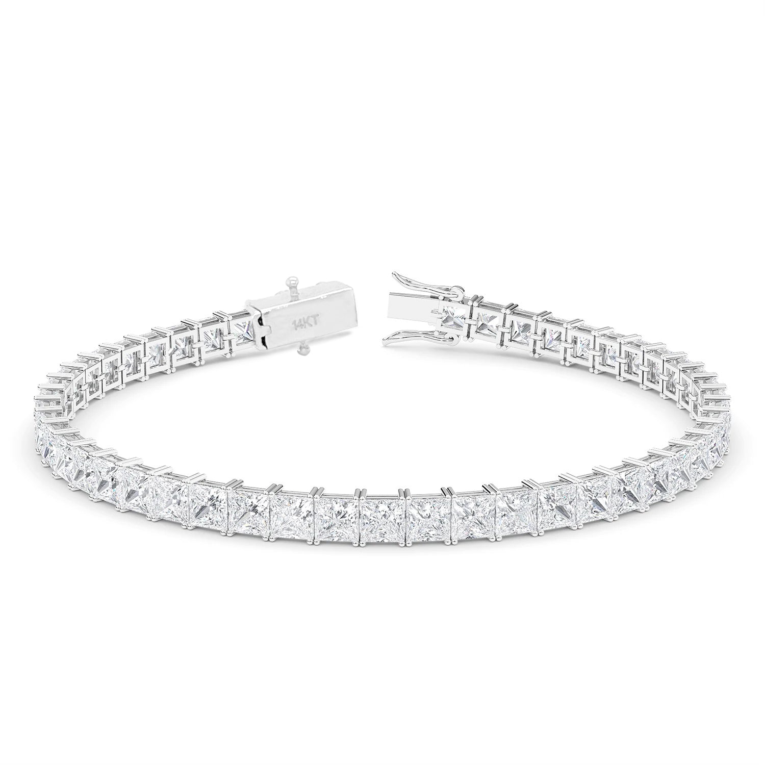 Princess Diamond Tennis Bracelet (7.24 ct. tw.) 14 Karat Gold